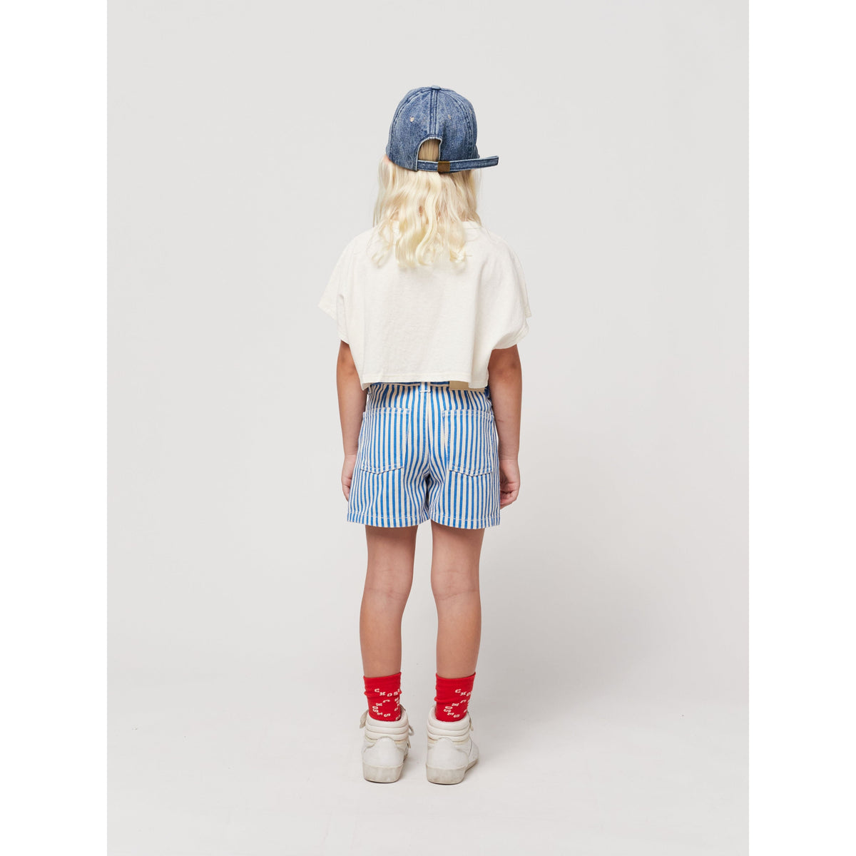 Bobo Choses Circle Stripes Woven Shorts