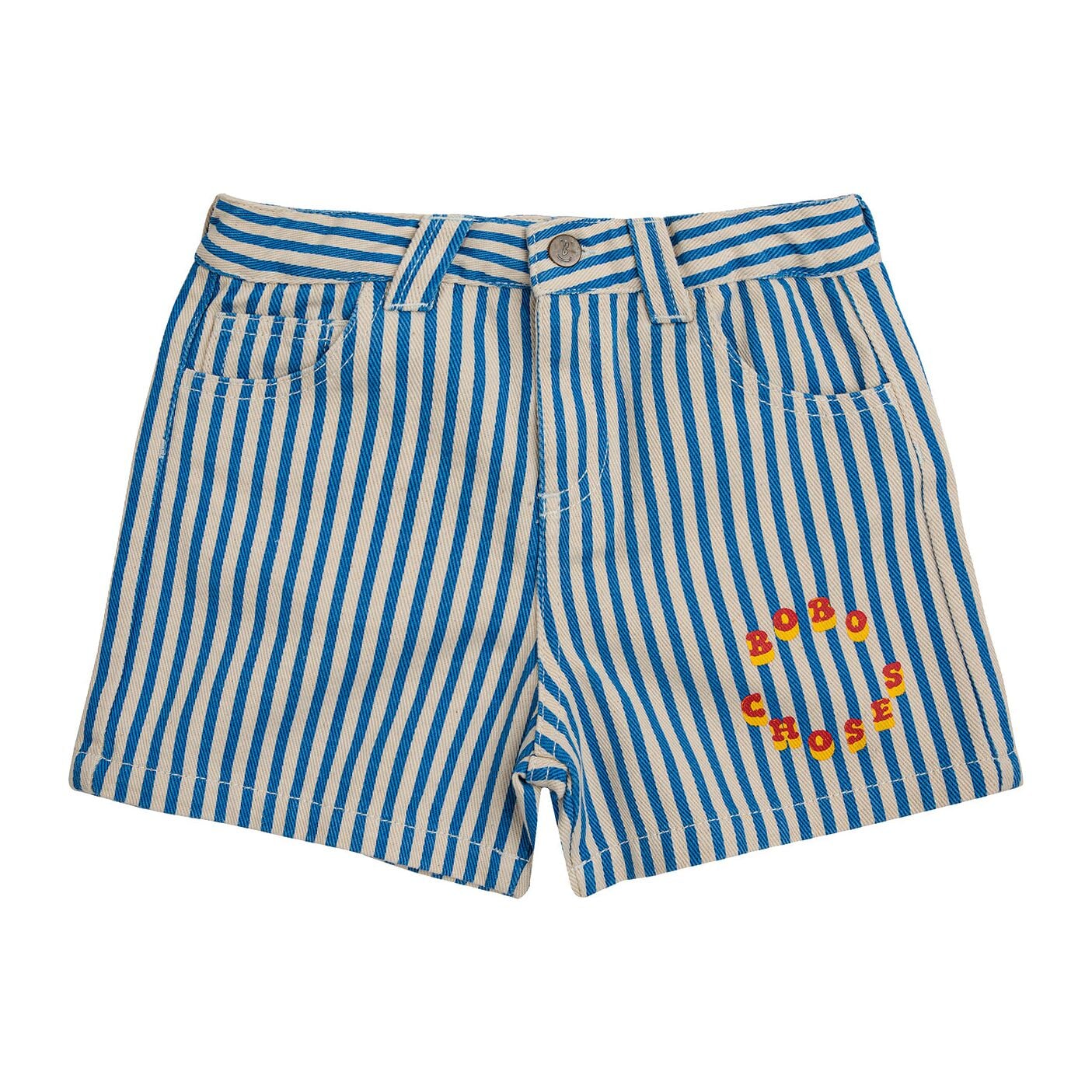Bobo Choses Circle Stripes Woven Shorts