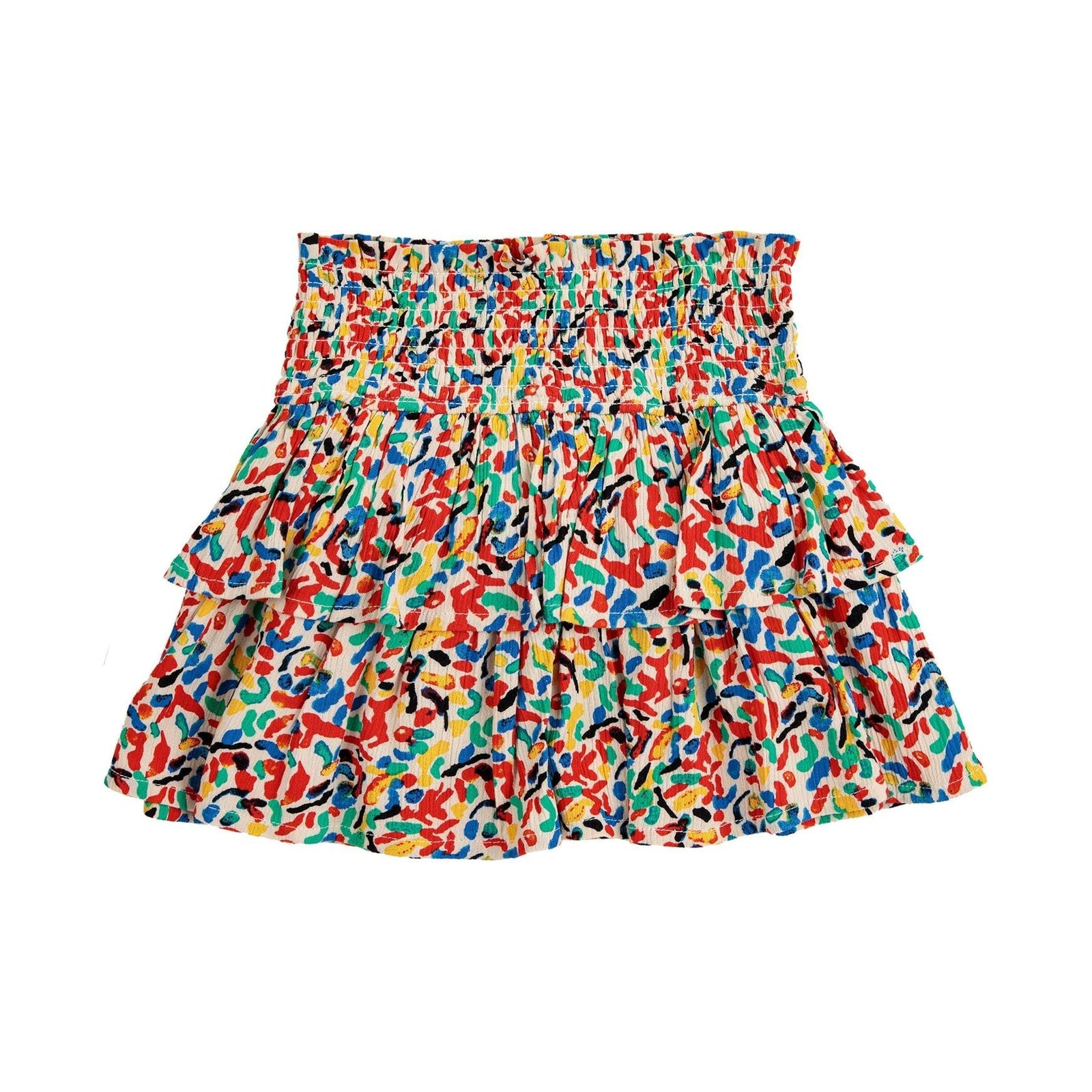 Confetti All Over Woven Ruffle Skirt