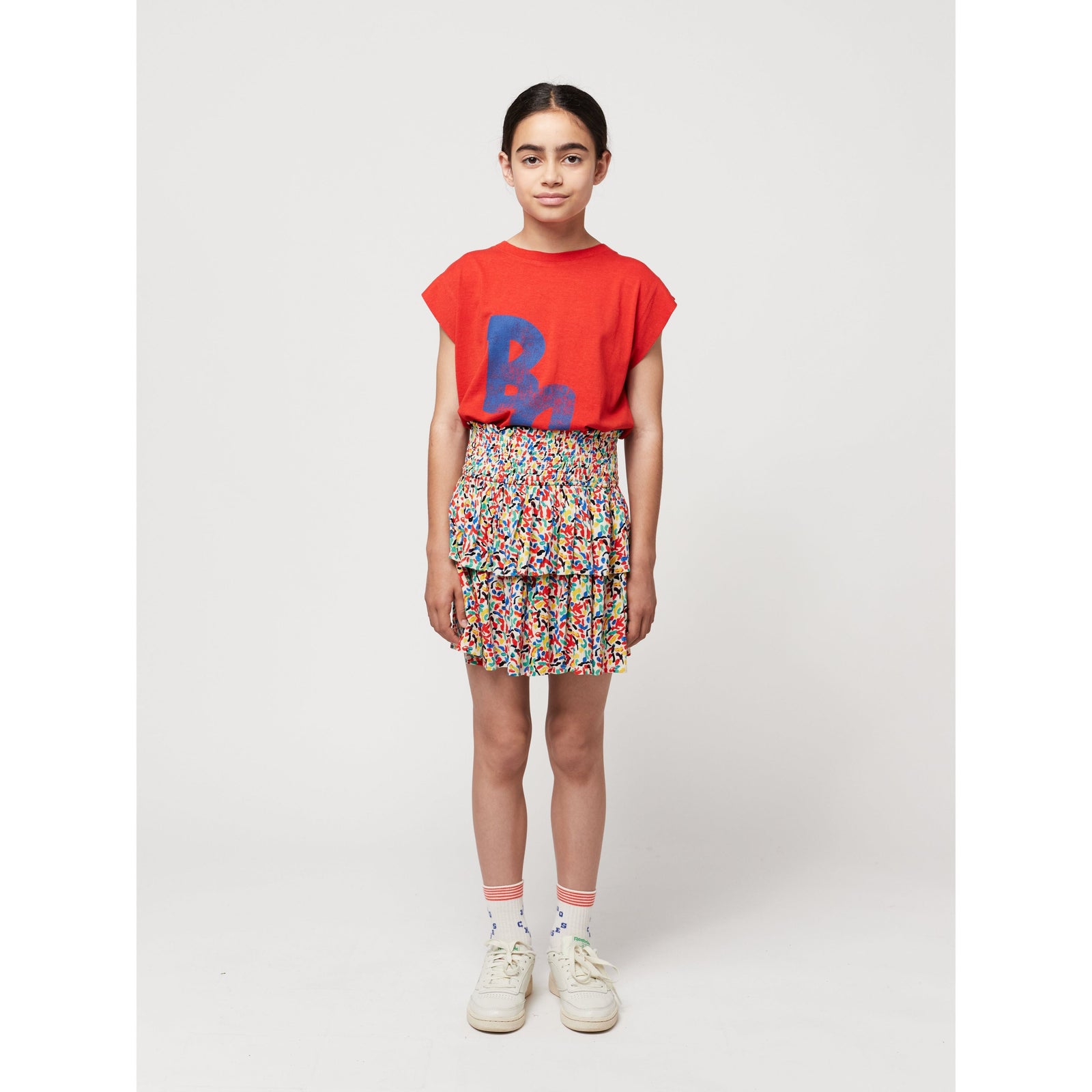 Confetti All Over Woven Ruffle Skirt