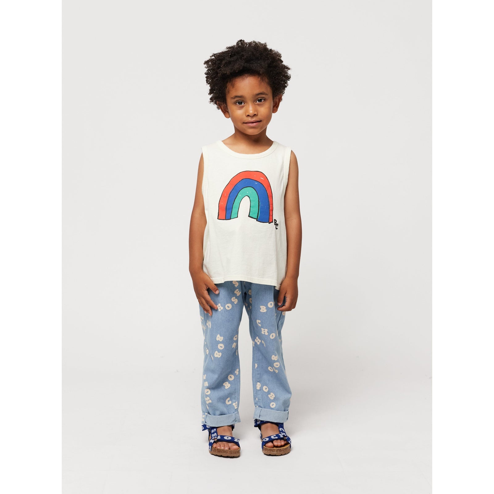 Bobo Choses Circle All Over Denim Pants