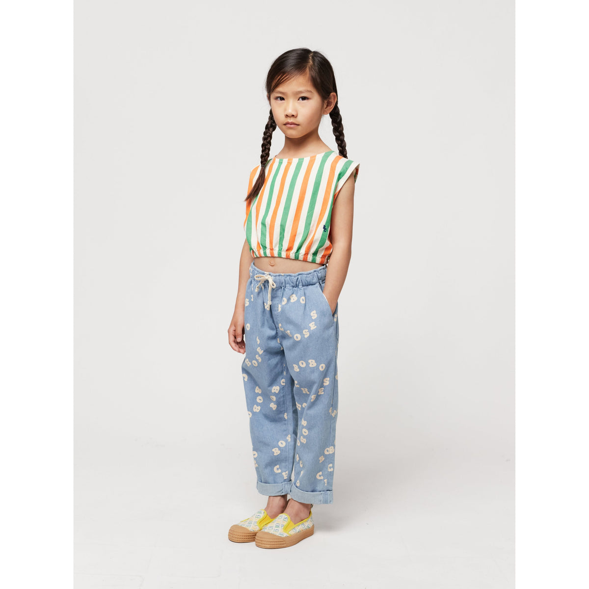 Bobo Choses Circle All Over Denim Pants