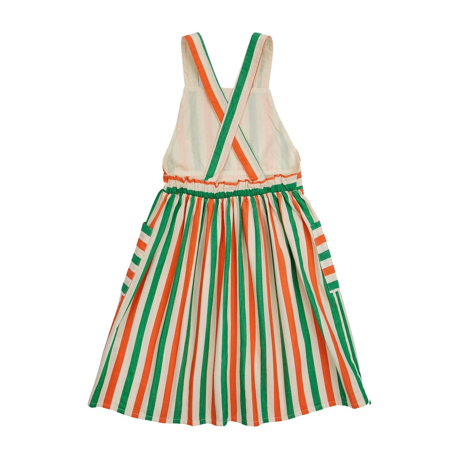 Vertical Stripes Woven Dress
