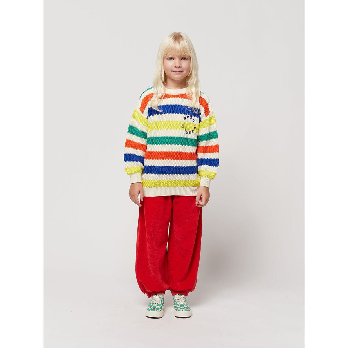 Bobo Choses Multicolor Stripes Jumper
