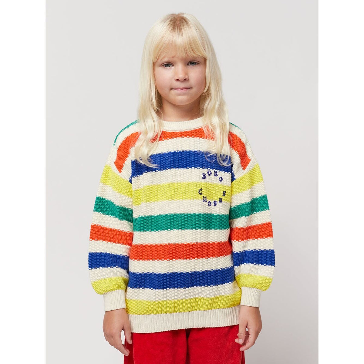 Bobo Choses Multicolor Stripes Jumper