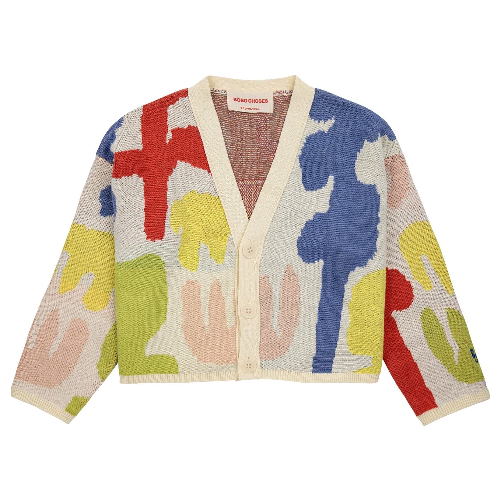 Carnival All Over Cropped Jacquard Cardigan