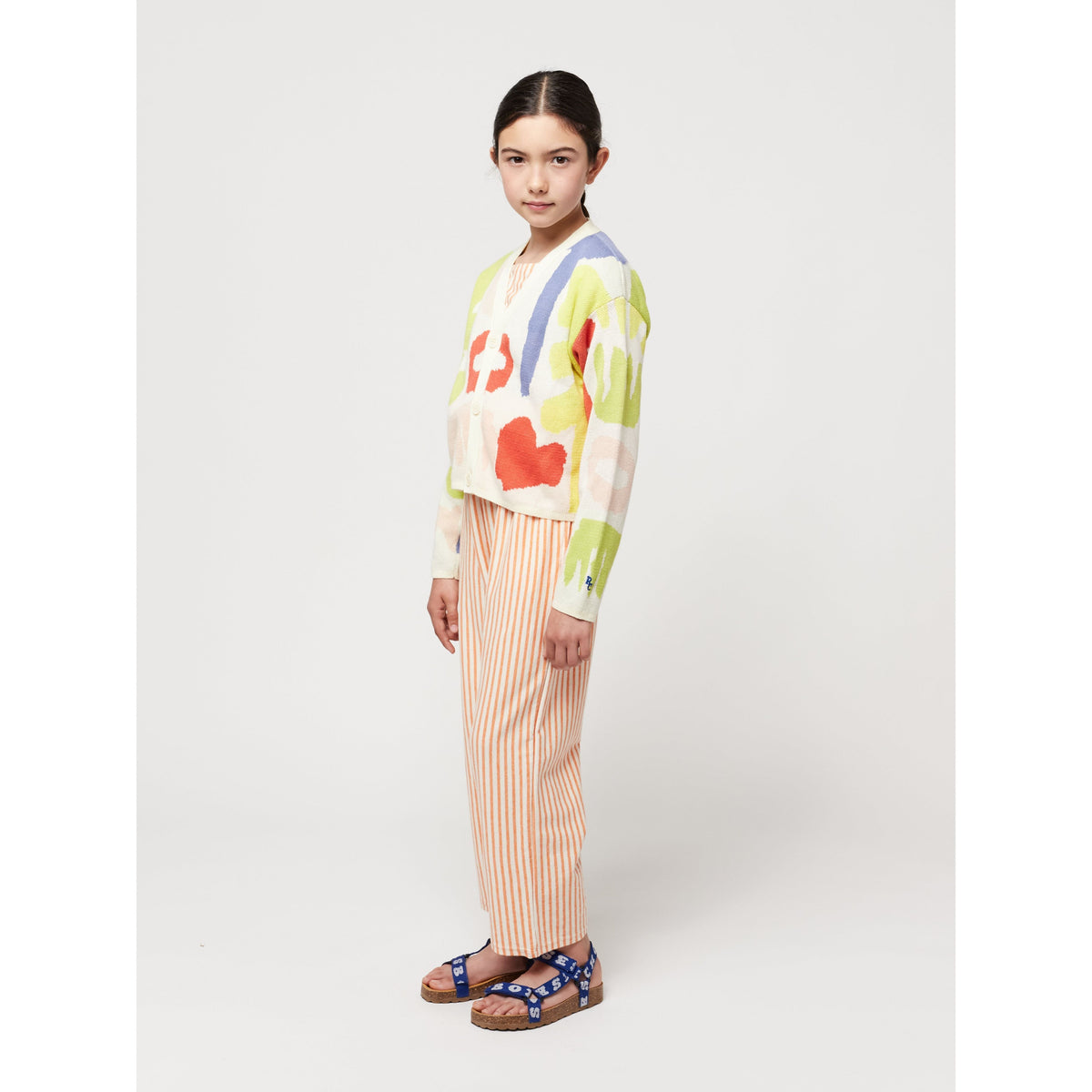 Carnival All Over Cropped Jacquard Cardigan