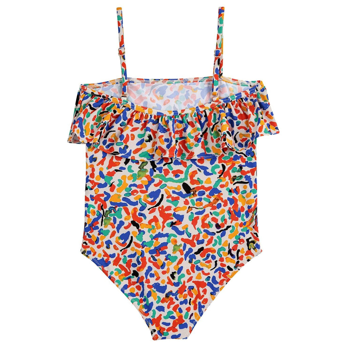 Confetti All Over Flounce Swimsuit