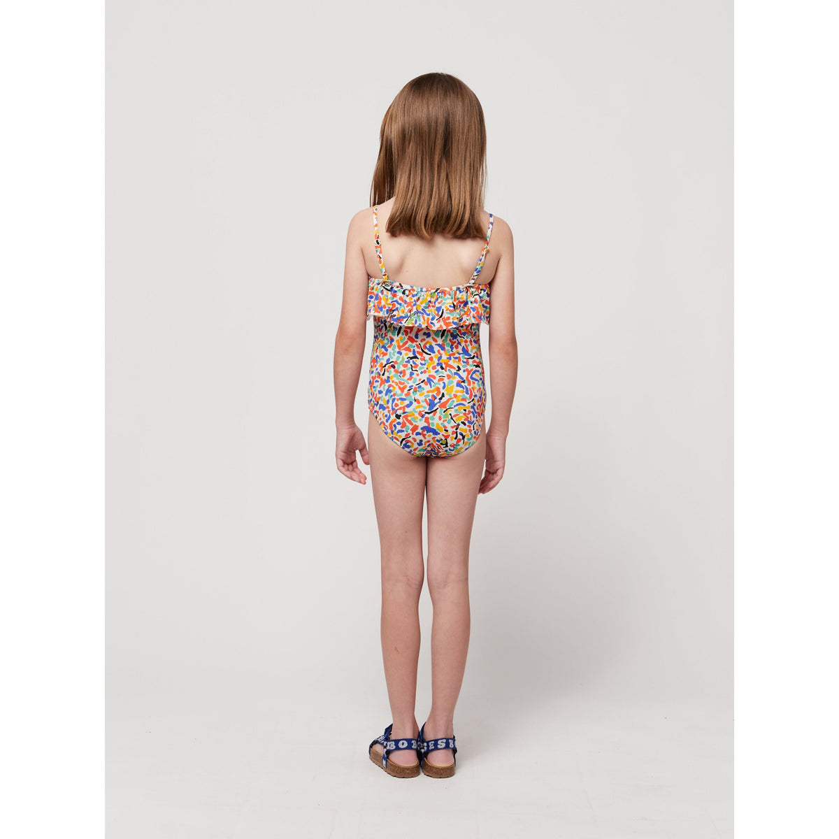Confetti All Over Flounce Swimsuit