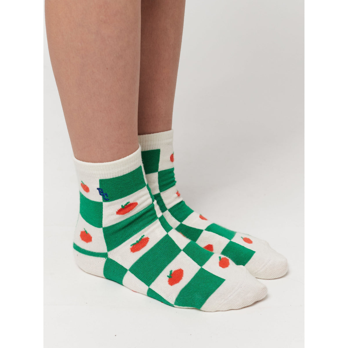 Tomato All Over Short Socks