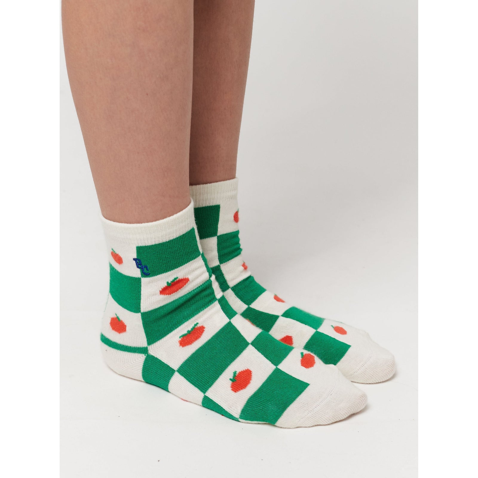 Tomato All Over Short Socks