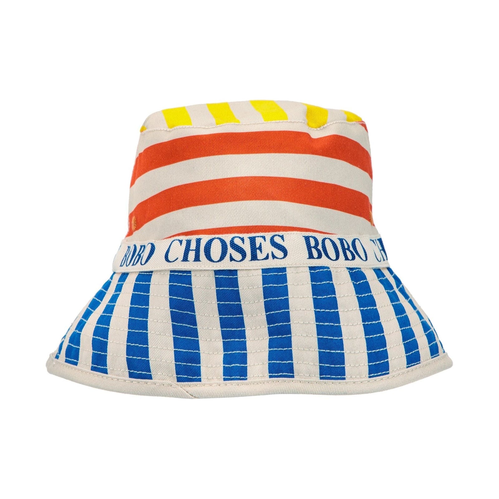 Multicolor Stripes Reversible Hat