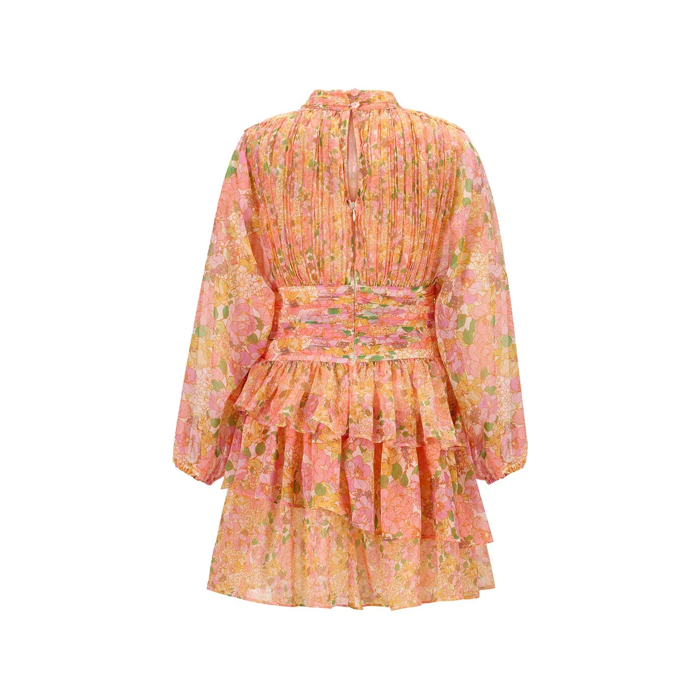 Alexa Floral Frill Dress