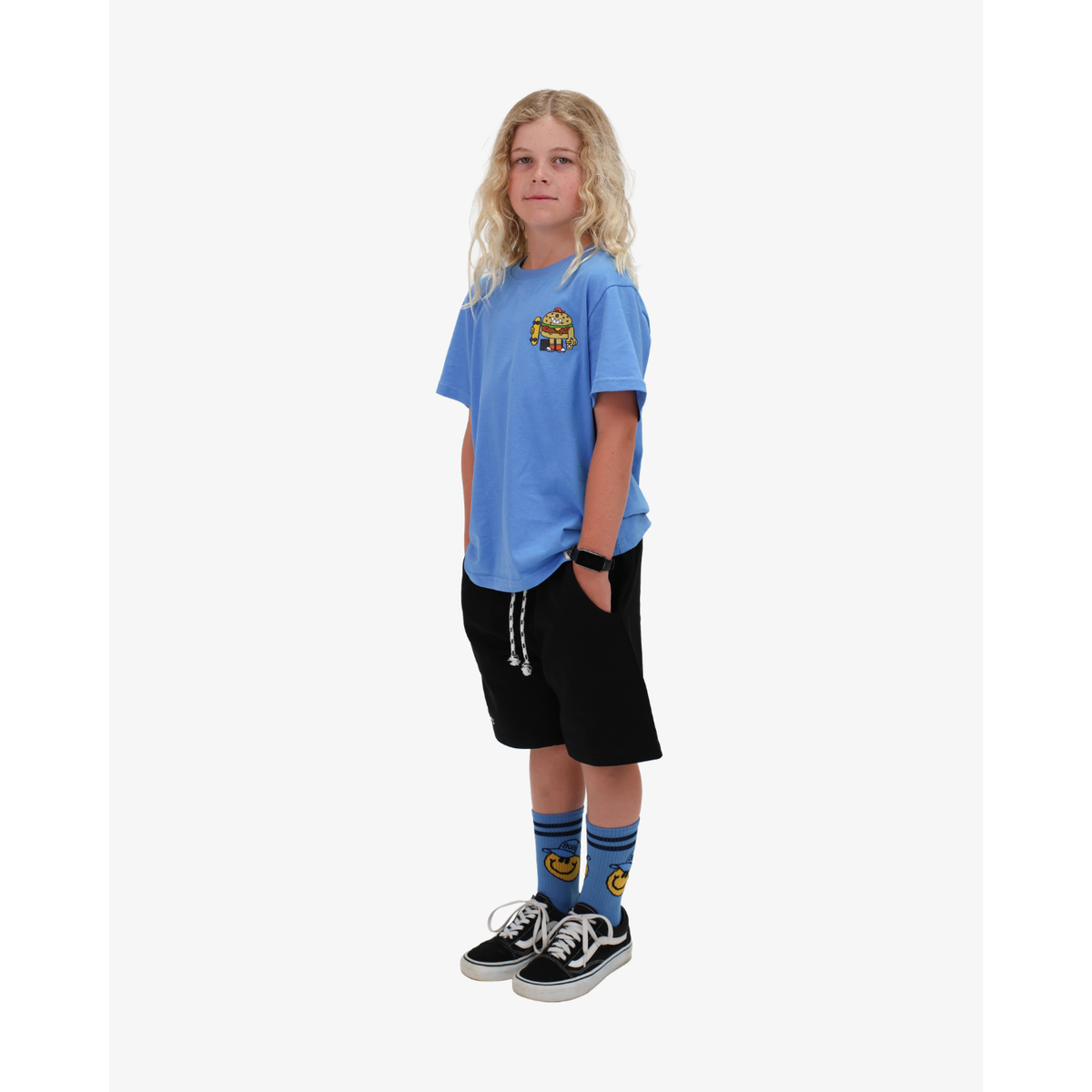 Blue Burger Tee