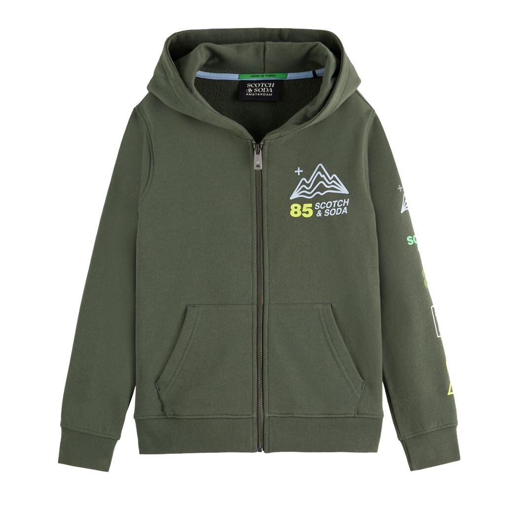 Artwork Zip-Through Hoodie