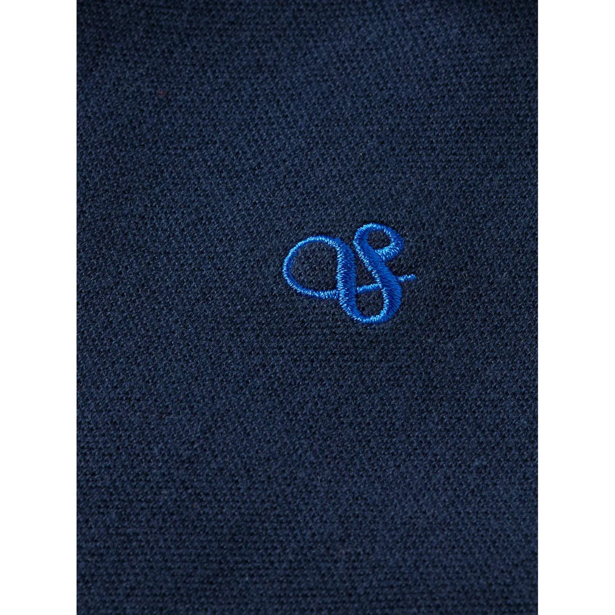Garment-Dyed Pique Polo - Sky Captain