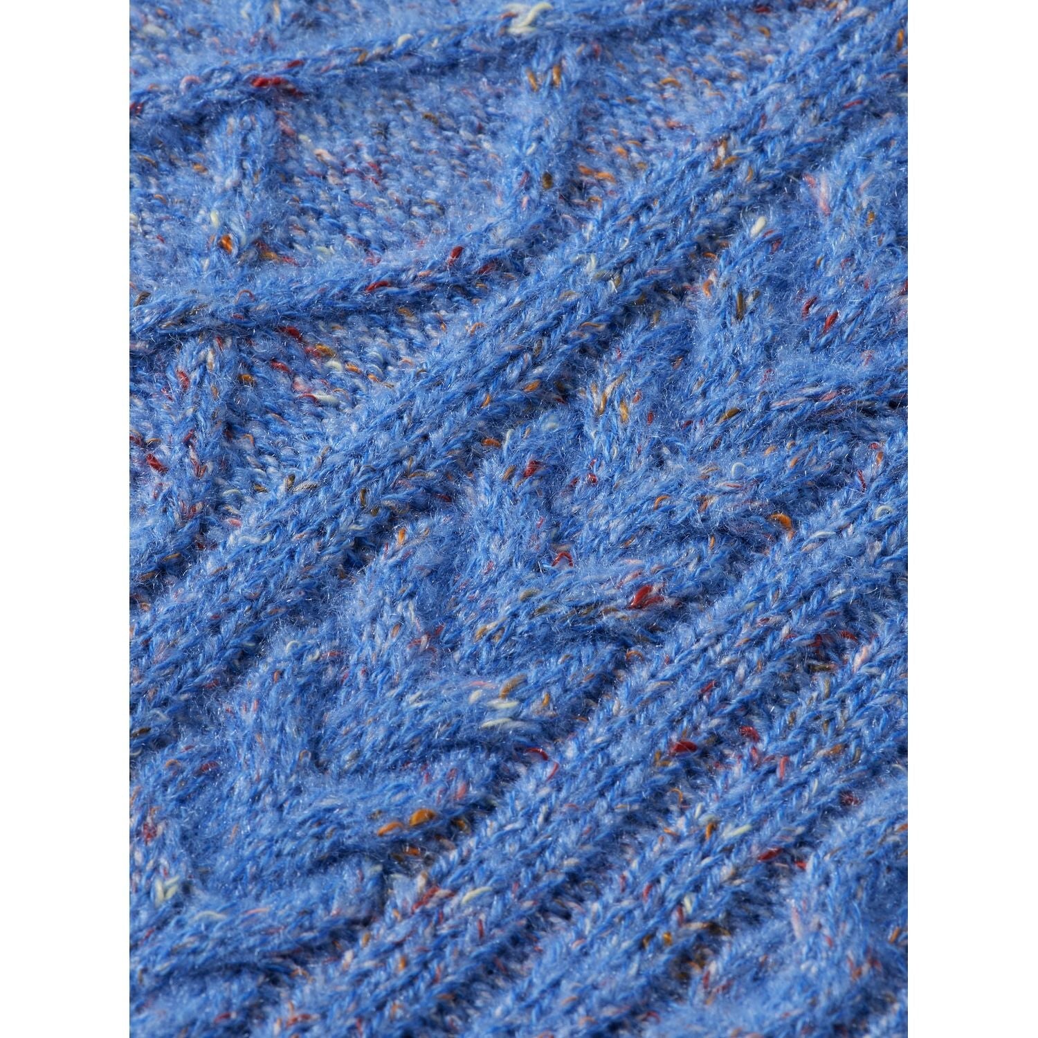 Cable Knit Pullover - Faded Denim