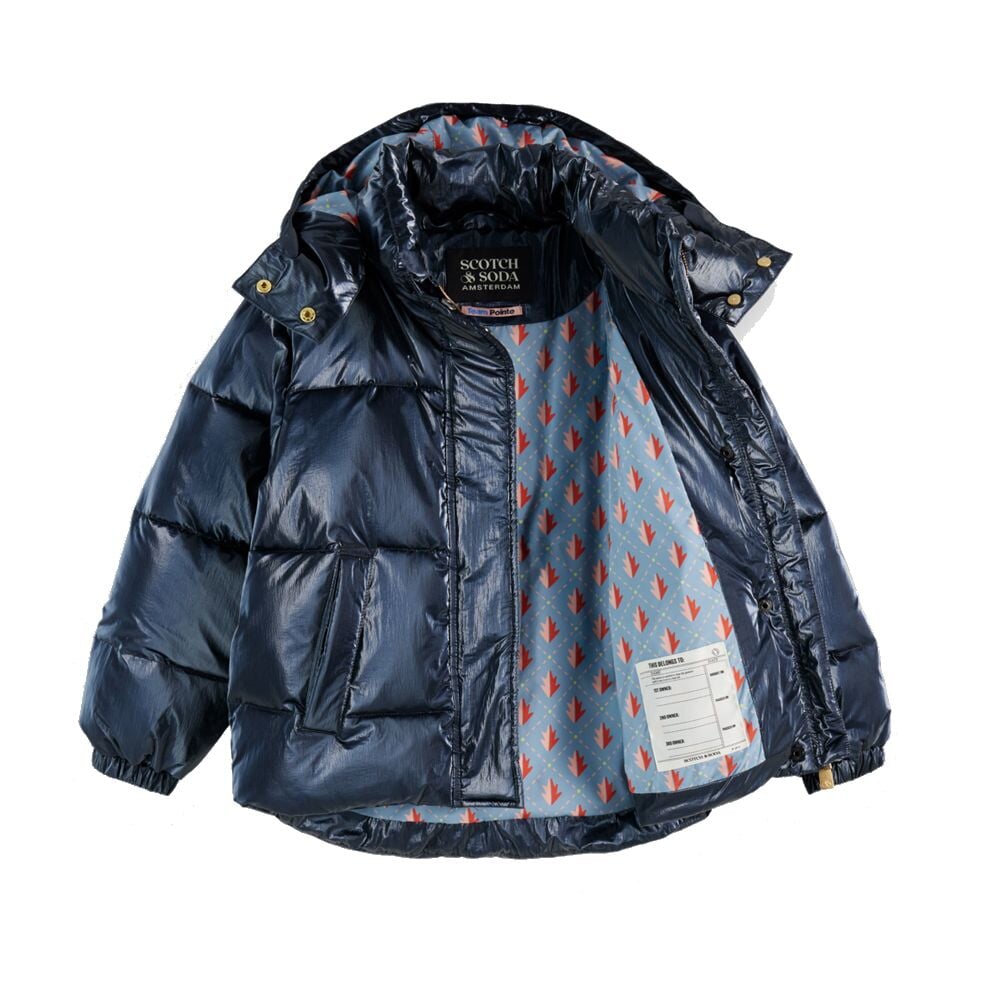 Metallic Puffer Jacket