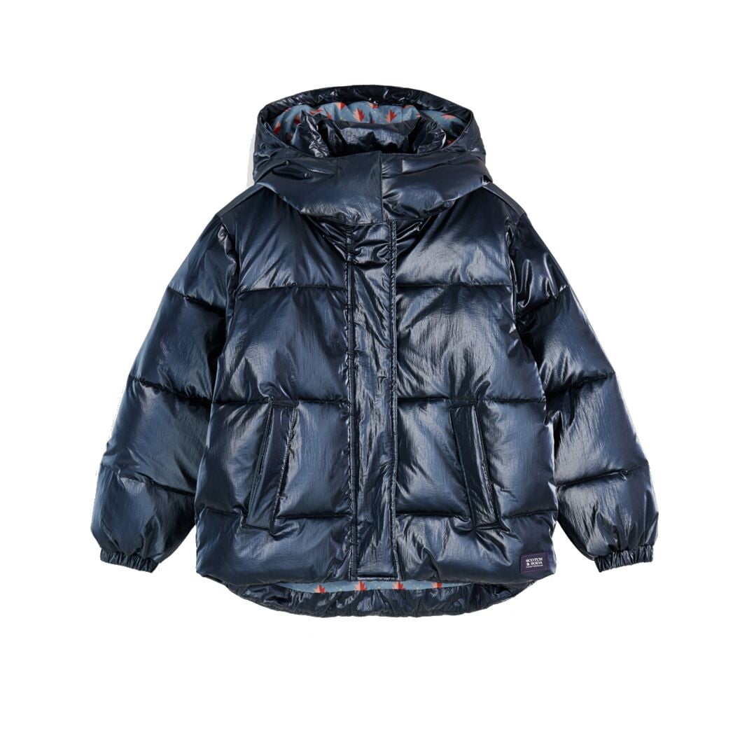 Metallic Puffer Jacket