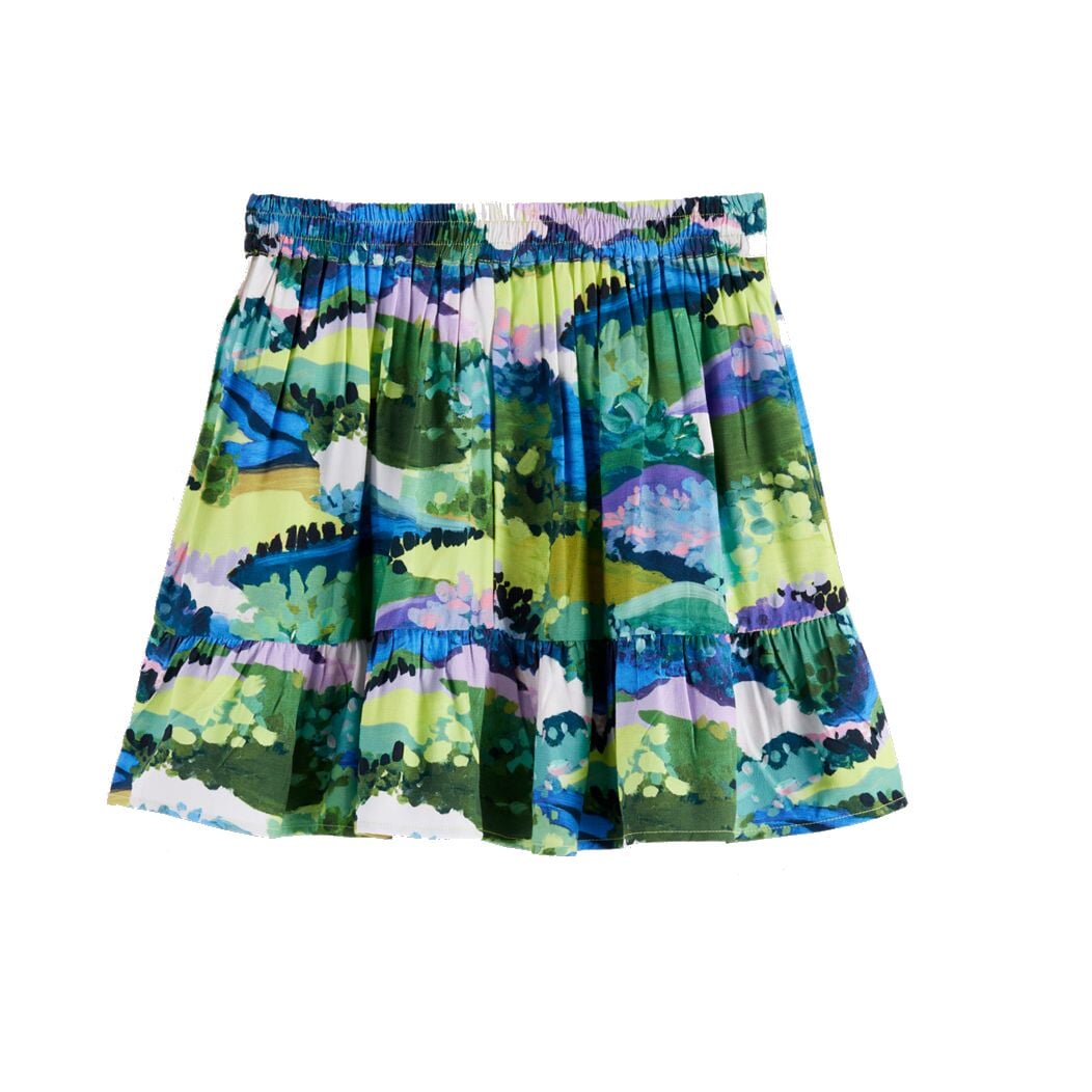 Printed Viscose Skirt