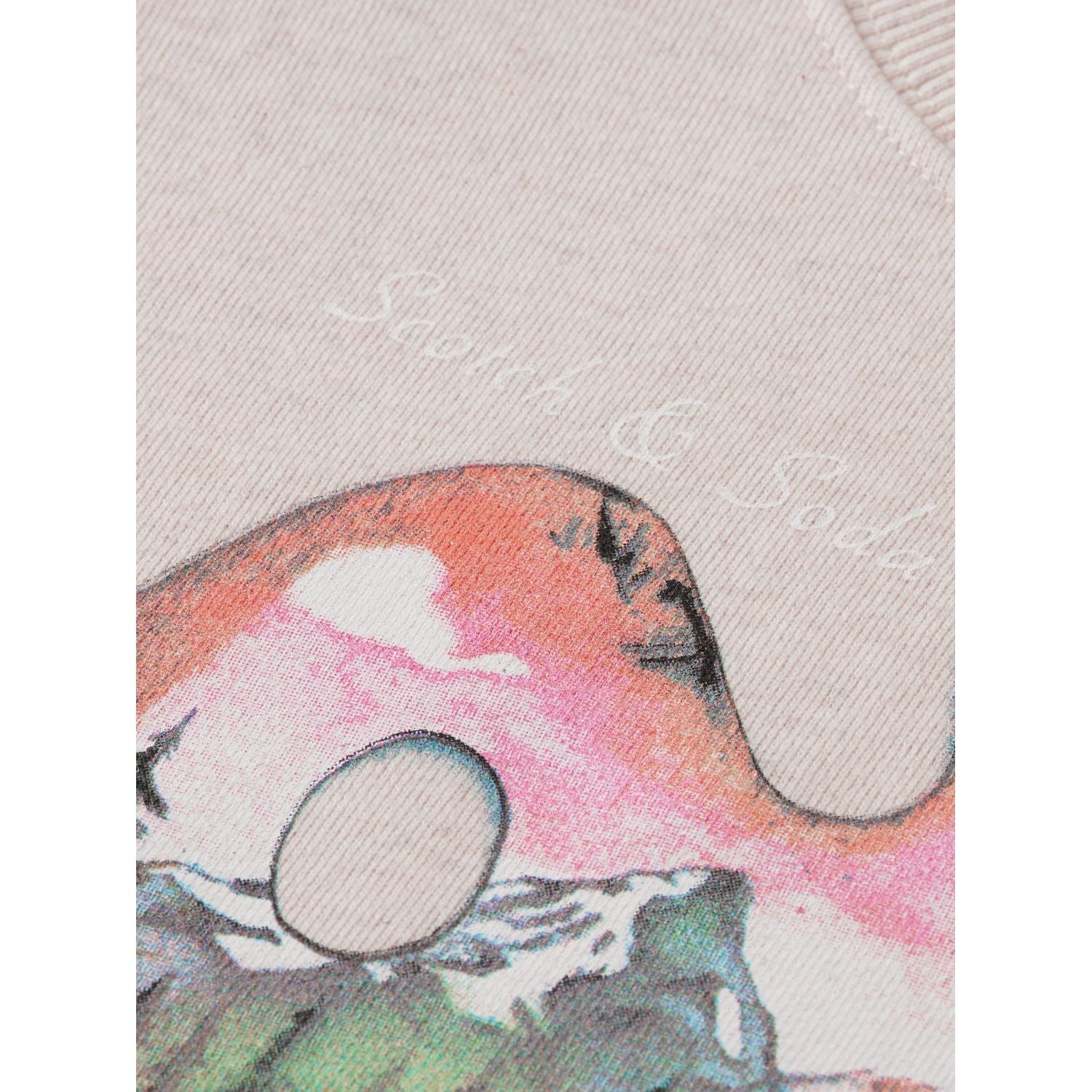 Artwork Sweatshirt - Eggnog Melange