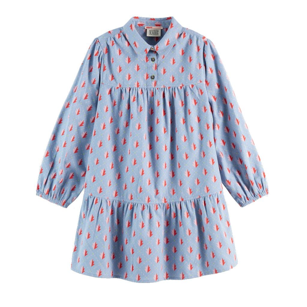 Flannel Printed Dress