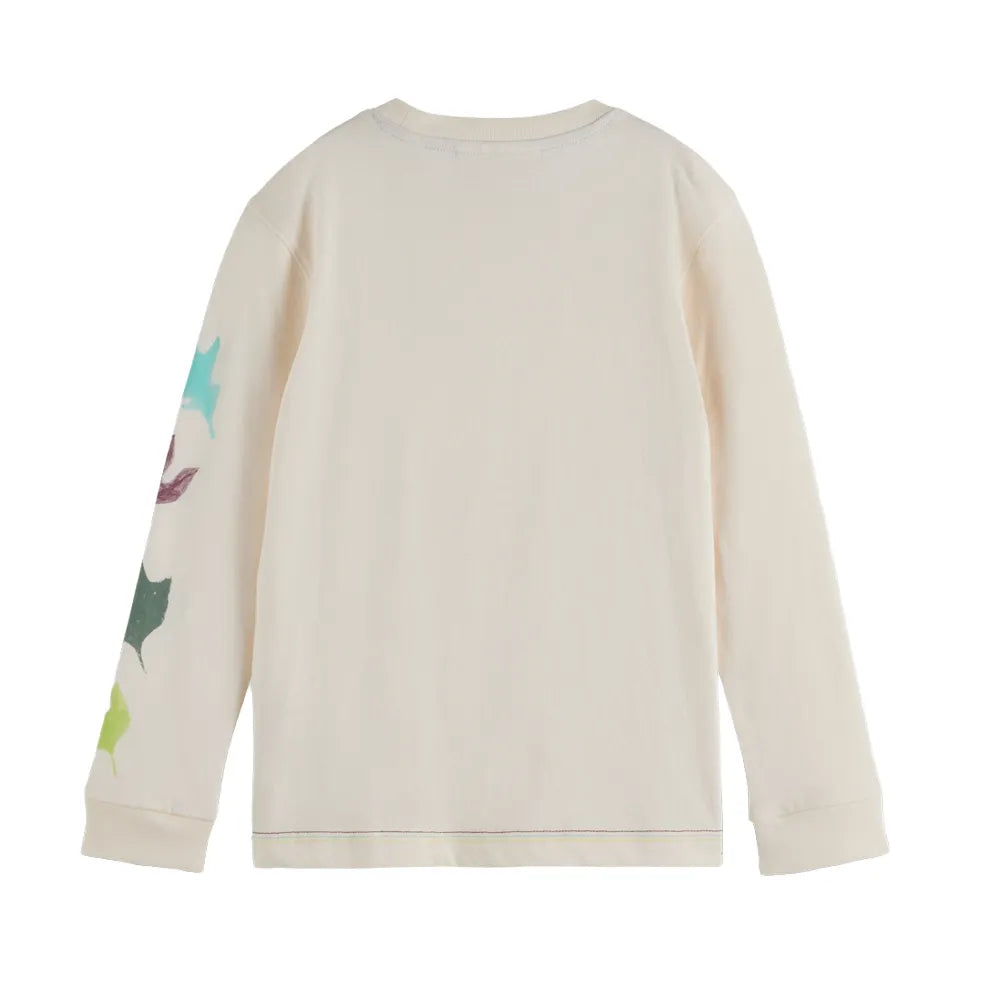 Artwork Long Sleeved T-Shirt - Eggnog