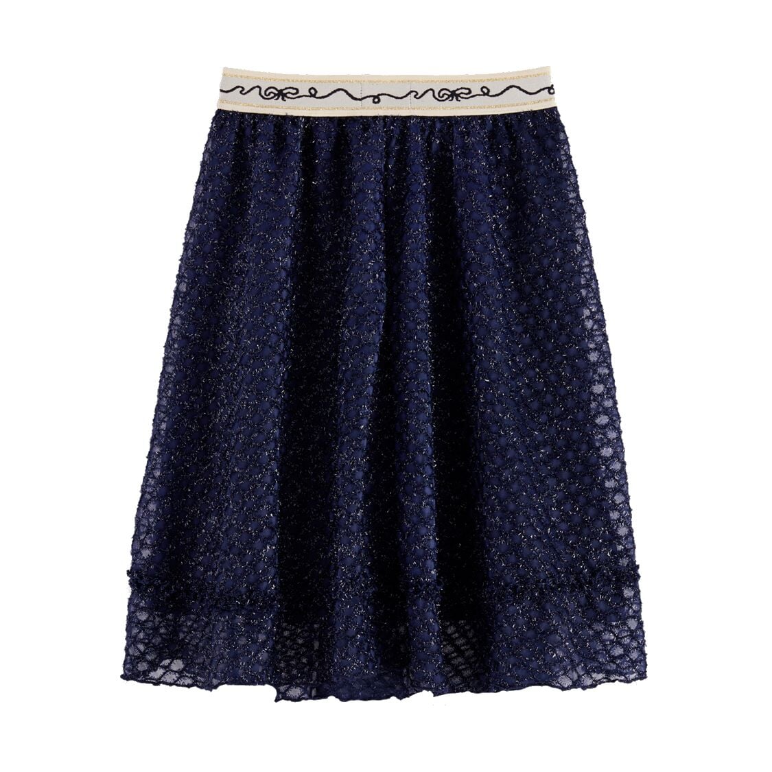Lurex Midi Skirt