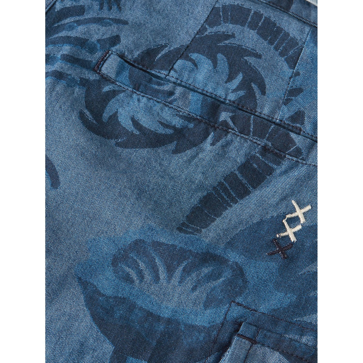 Printed Shorts - Desert Floral Indigo