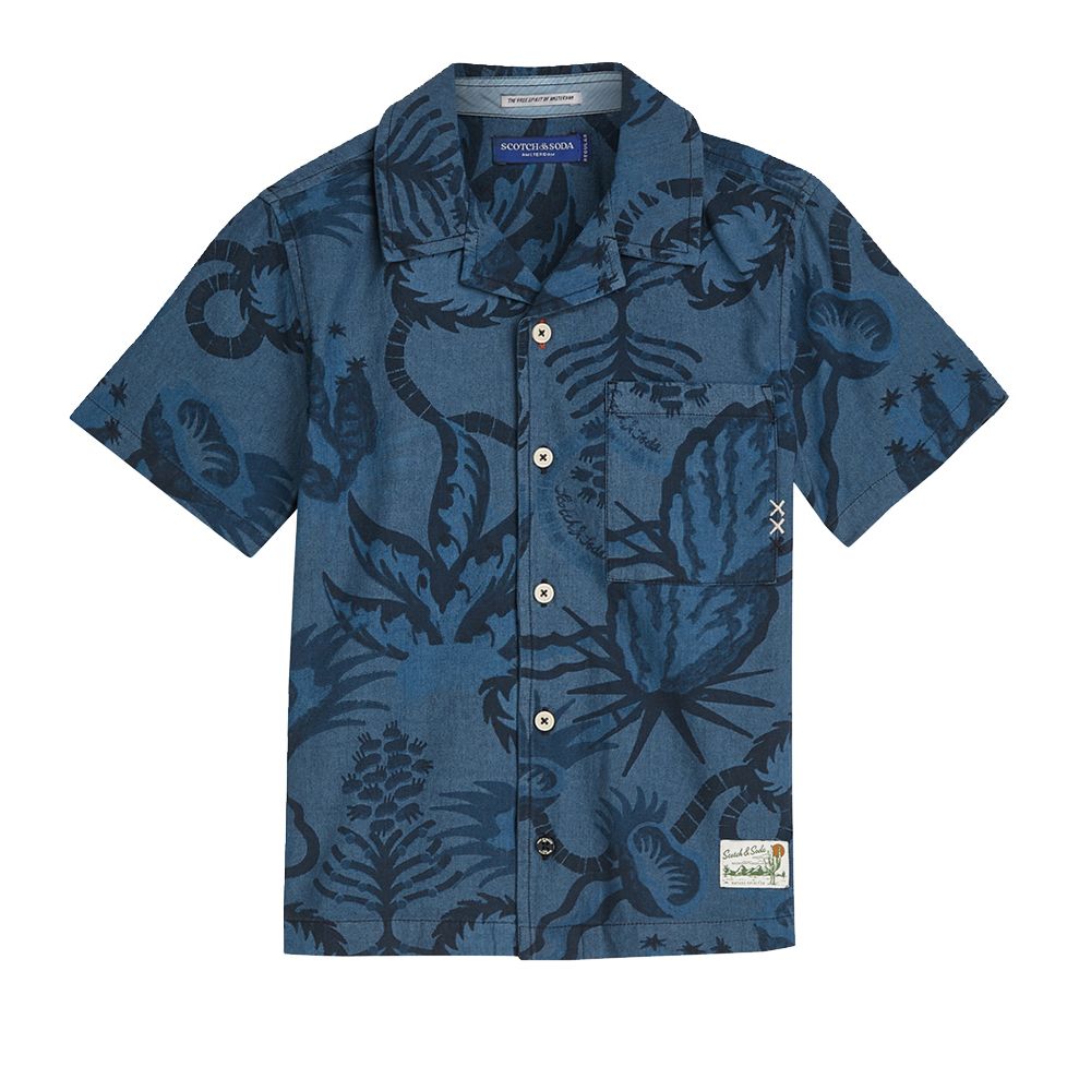 Printed Short-Sleeved Shirt - Shine A Light