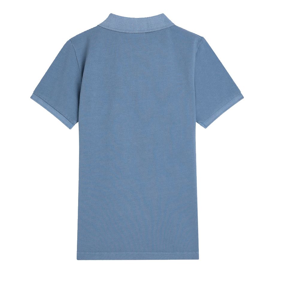 Garment-Dyed Pique Polo - Captain Blue