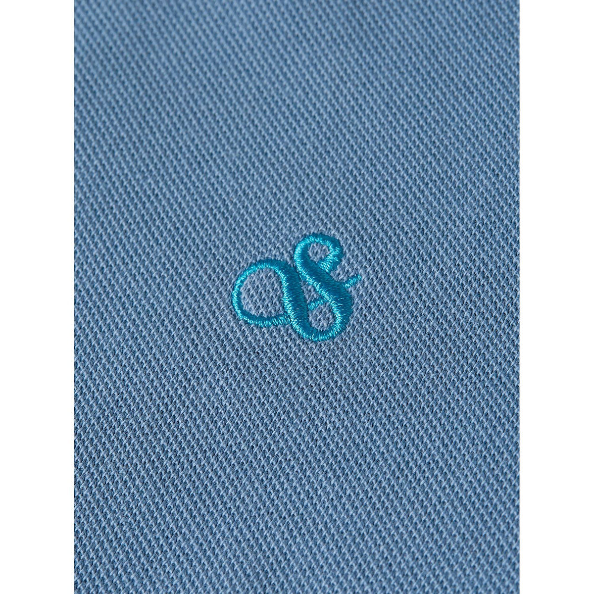 Garment-Dyed Pique Polo - Captain Blue
