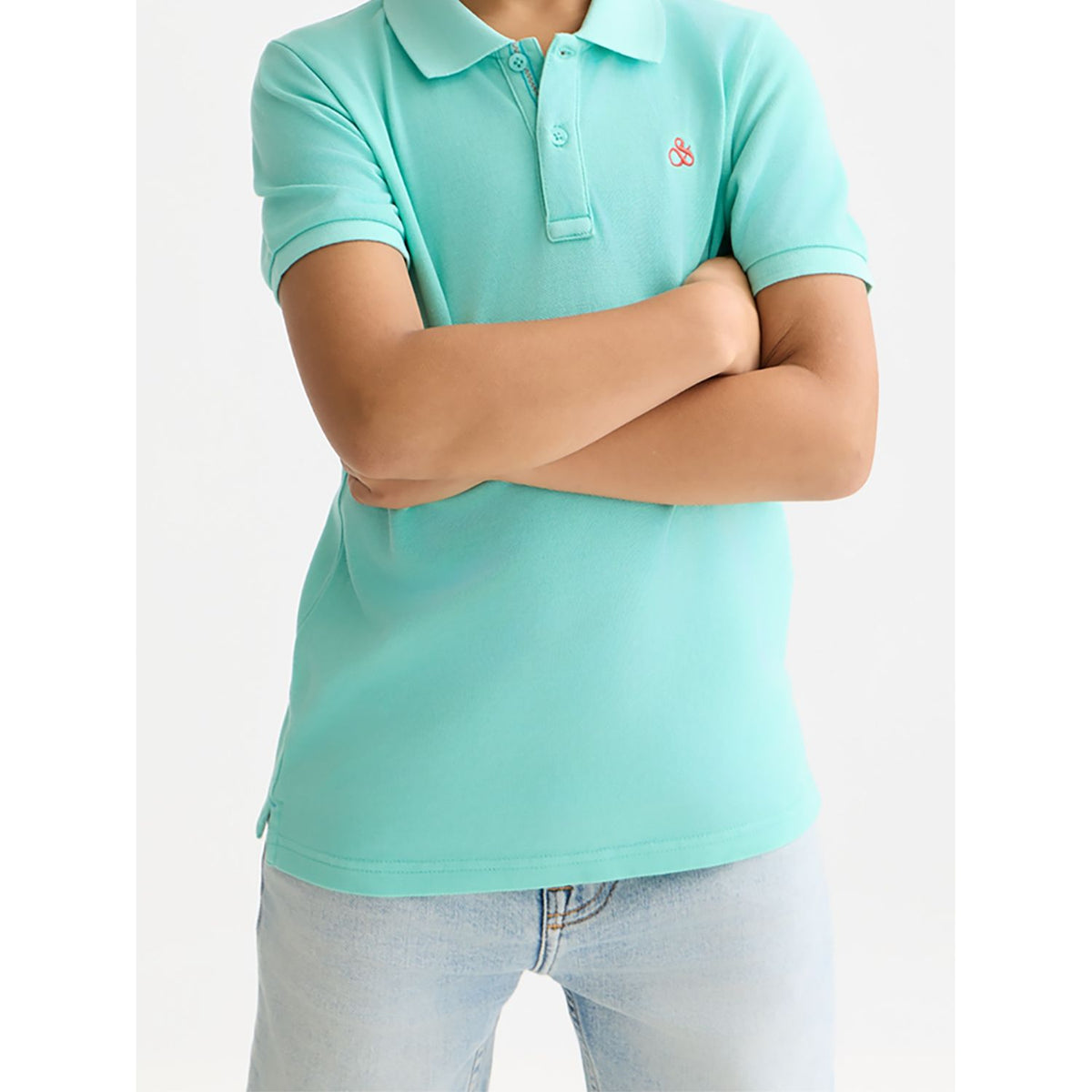 Garment-Dyed Pique Polo - Opal