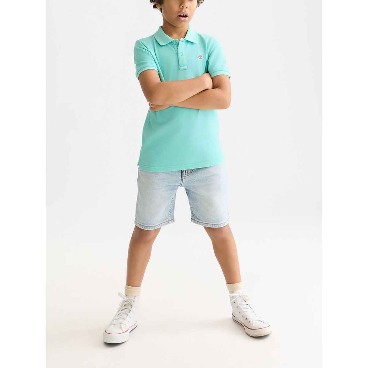 Garment-Dyed Pique Polo - Opal