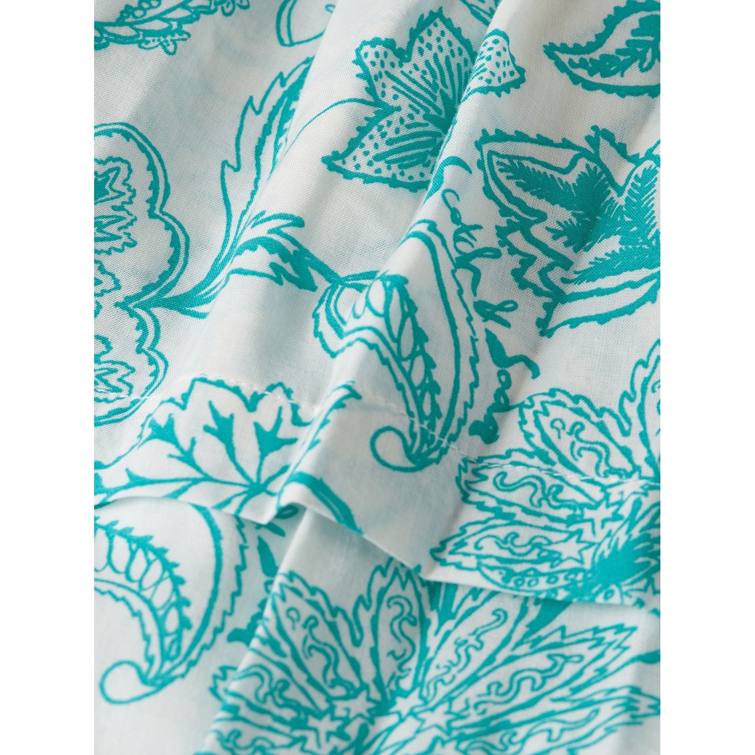 Printed Ruffle Skirt - Lucky Bandana Eggnog