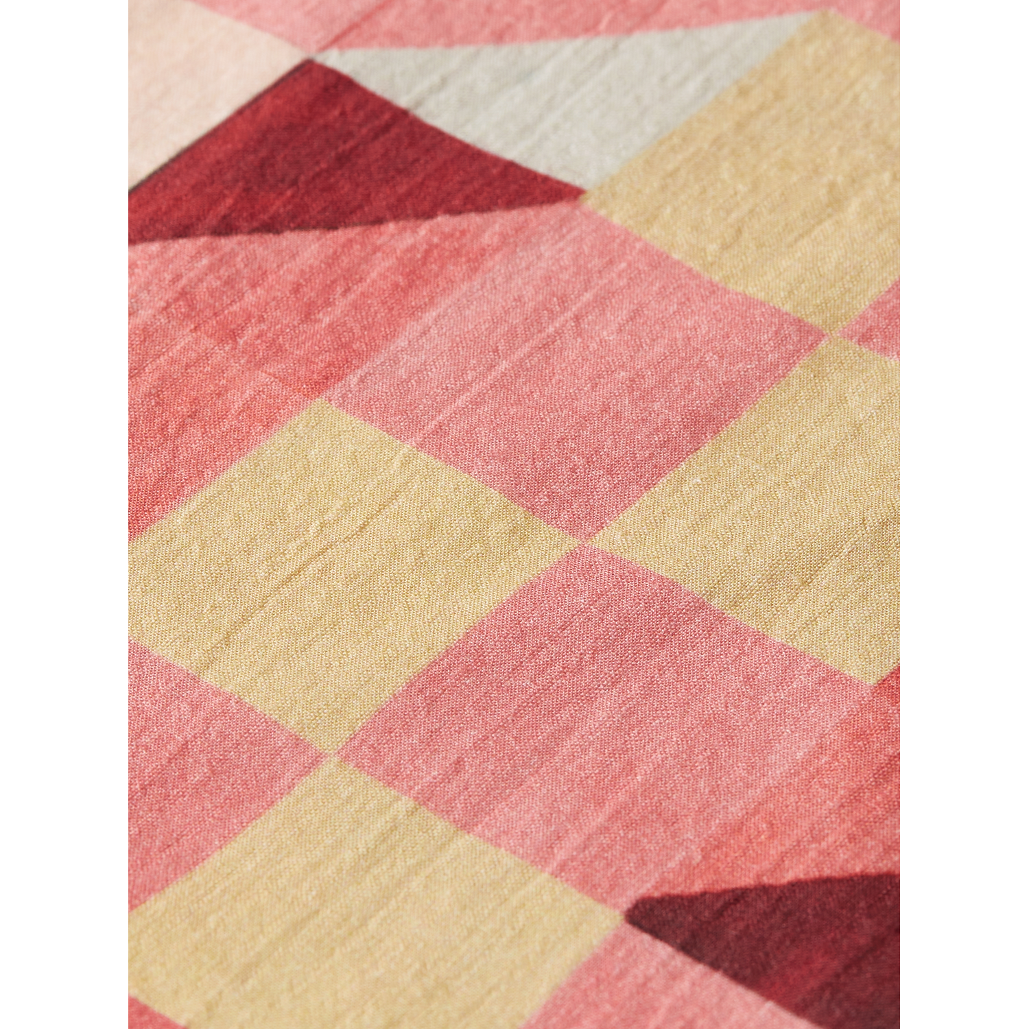 Printed Seersucker Skirt - Patchwork Canyon Clay
