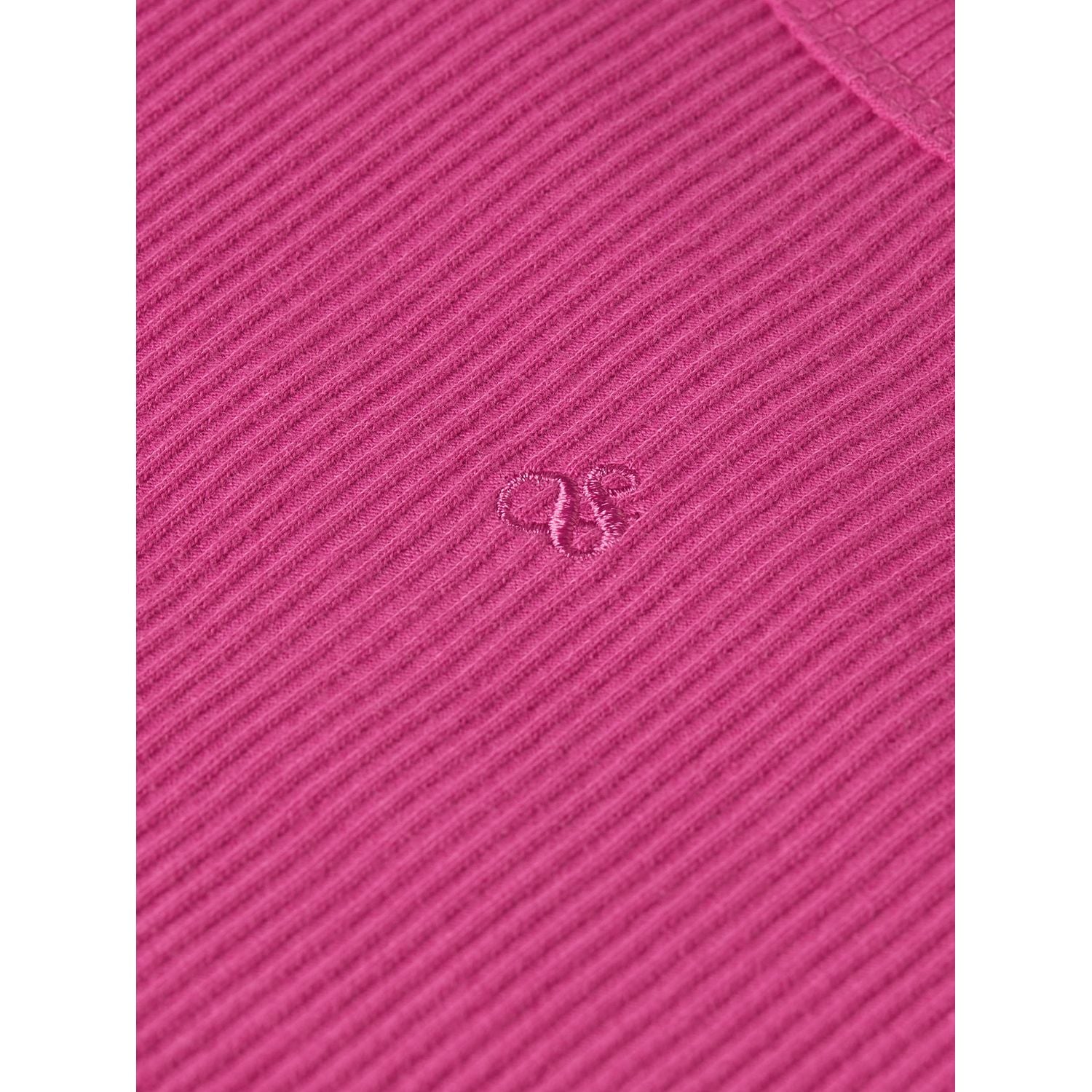 Ribbed T-Shirt - Rose Violet
