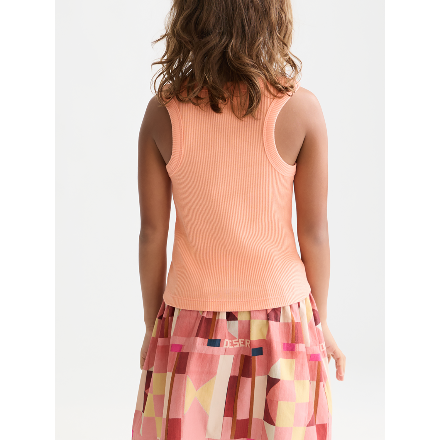 Ribbed Tank - Papaya Punch