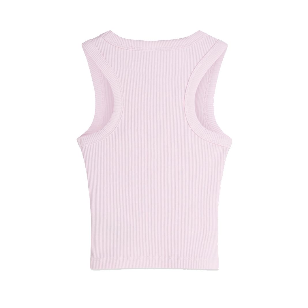 Ribbed Tank - Lilac Snow