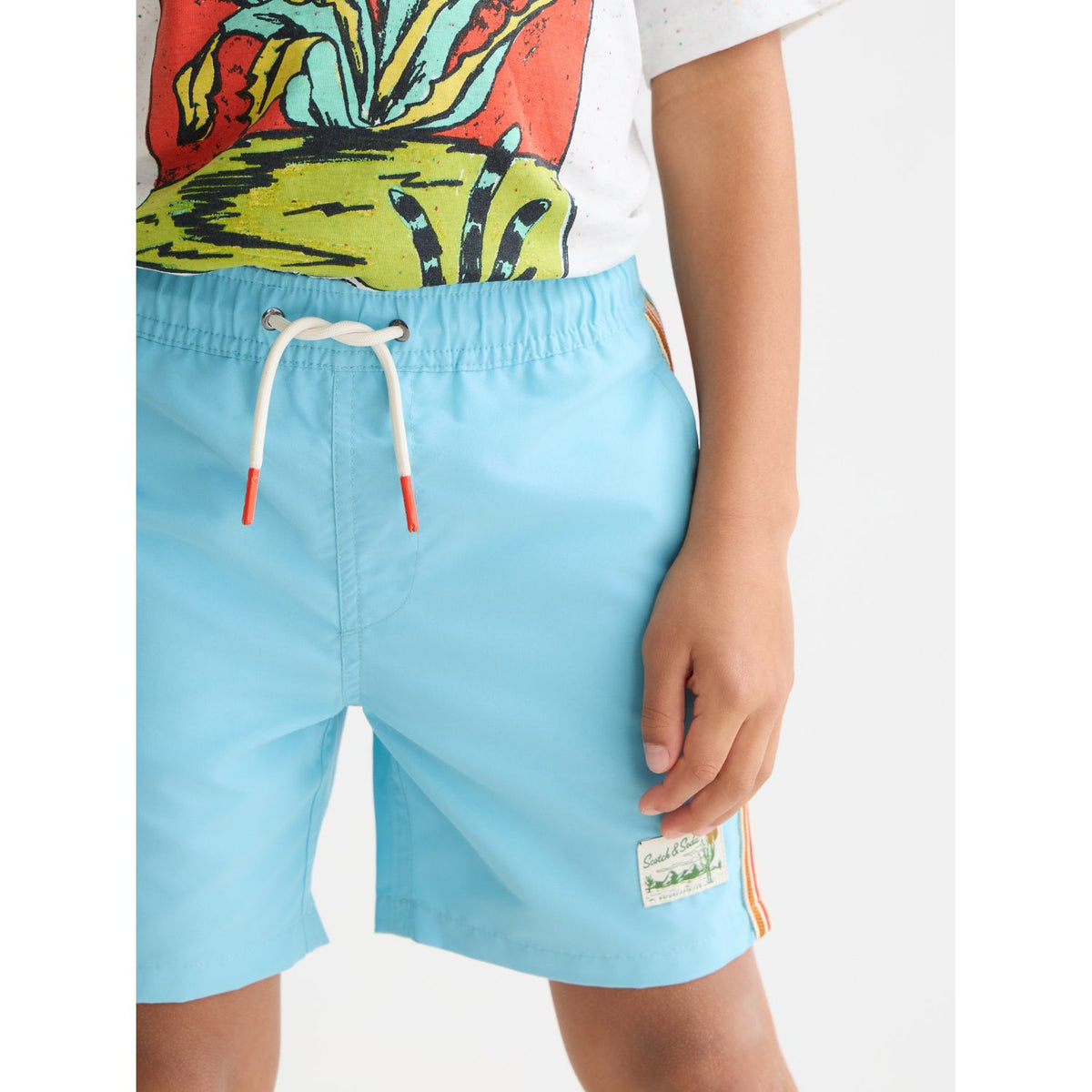 Magic Printed Swimshorts - Suns Milky Blue