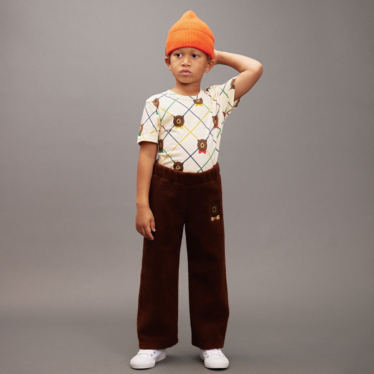 Bear Check Aop Ss Tee