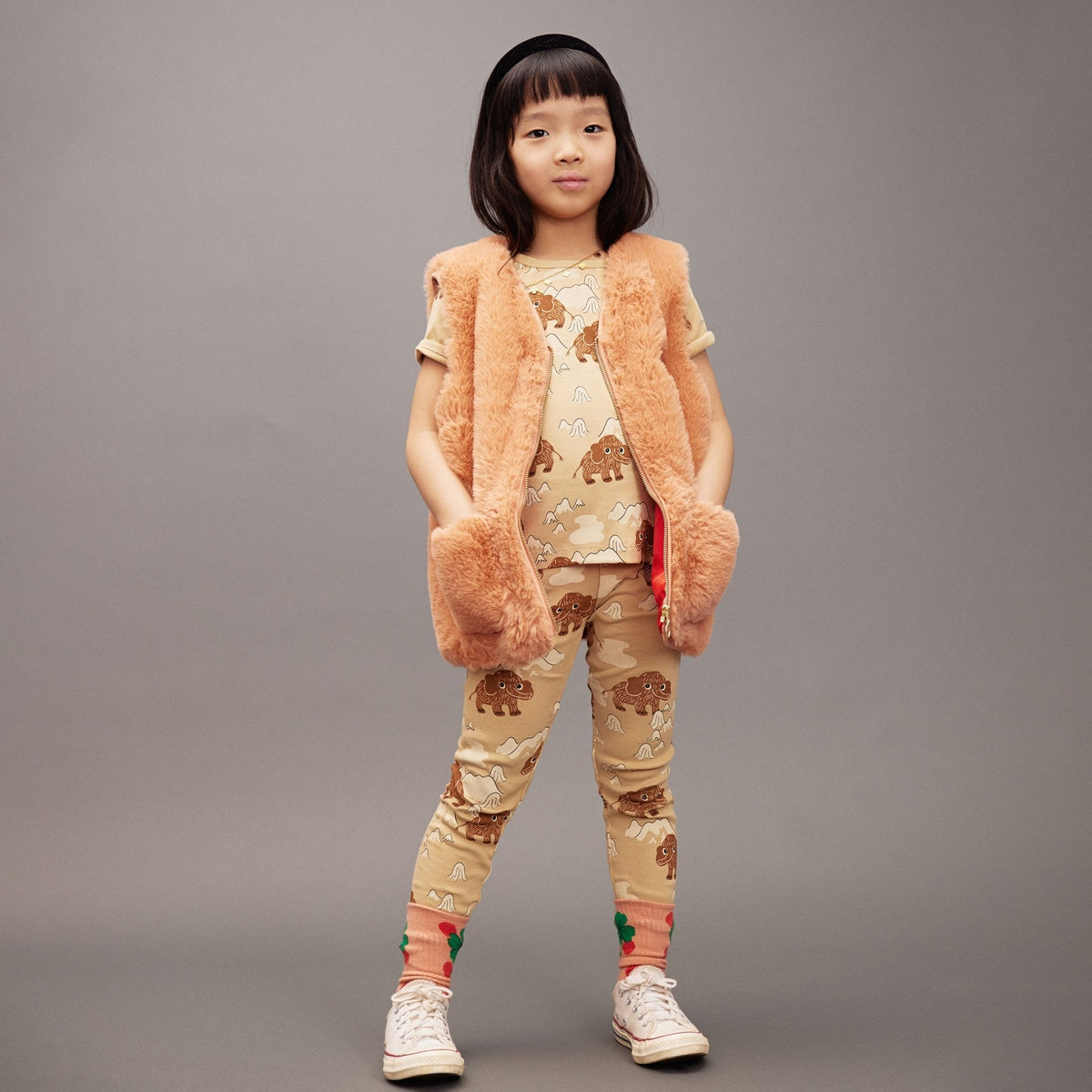 Ritzratz Patch Faux Fur Vest