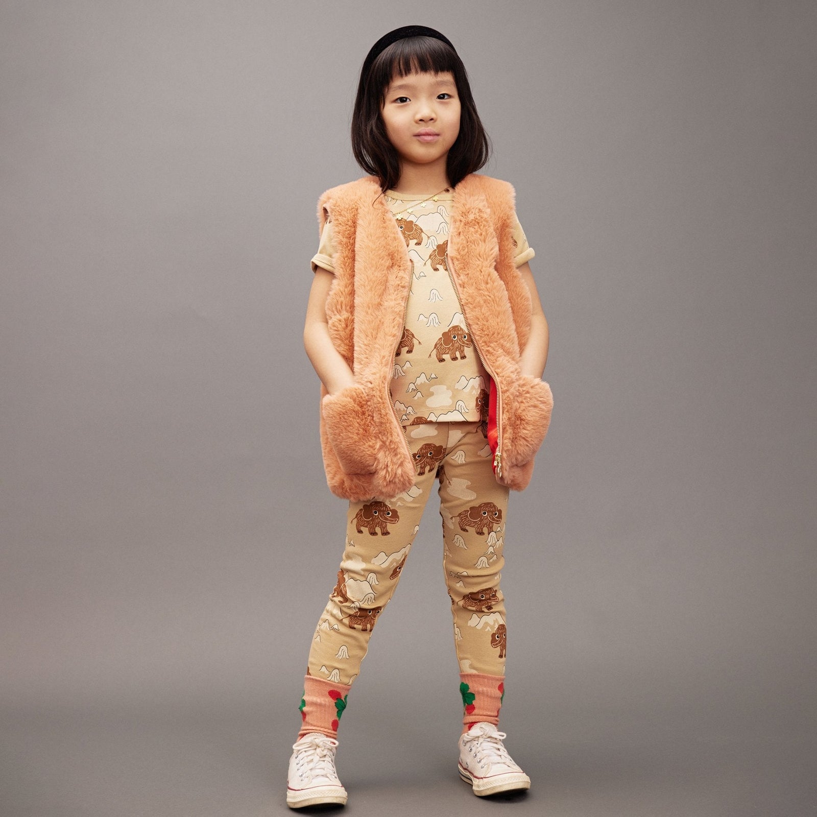 Ritzratz Patch Faux Fur Vest