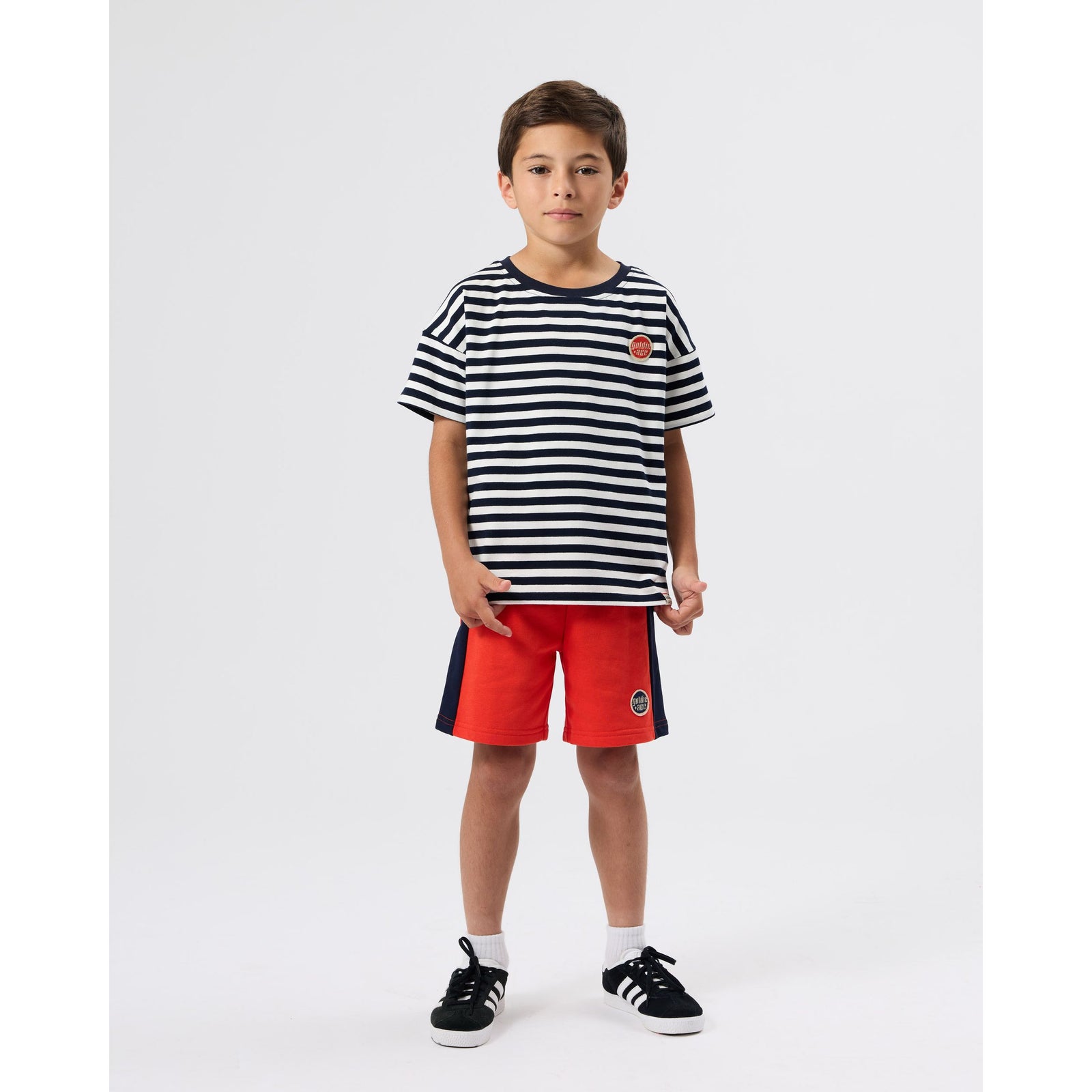 Colour Block Sweat Shorts