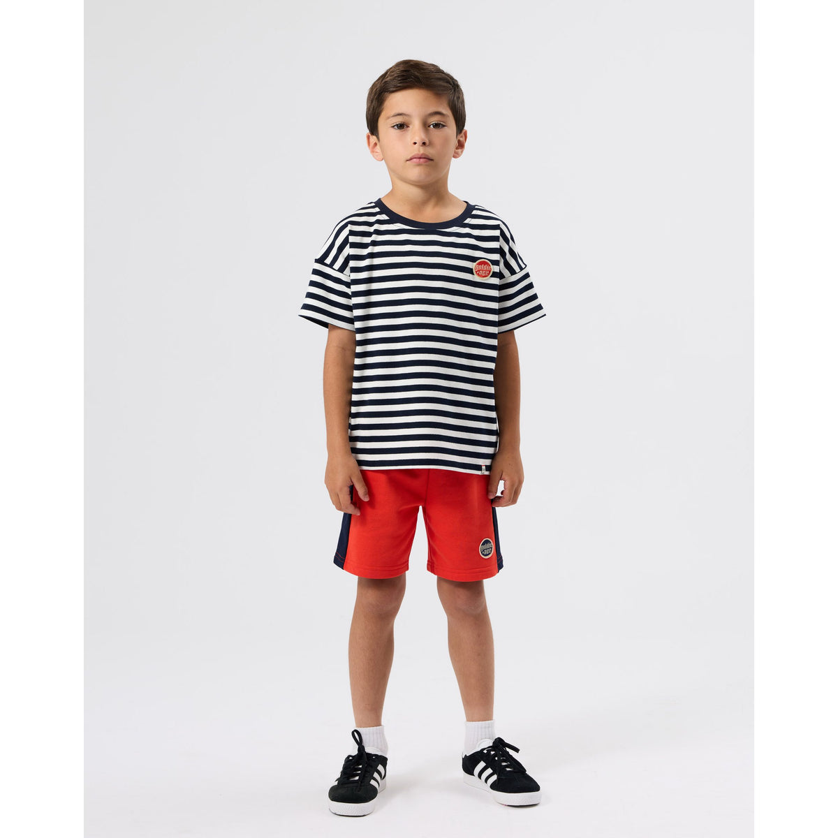 Colour Block Sweat Shorts