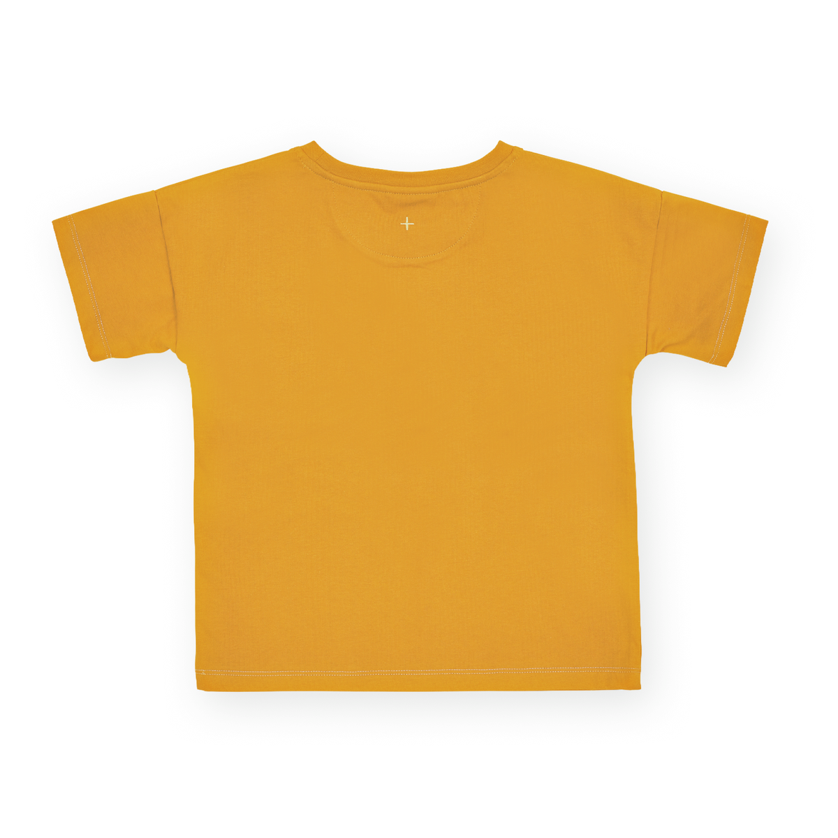 Contrast Stitch T-Shirt Yeloow