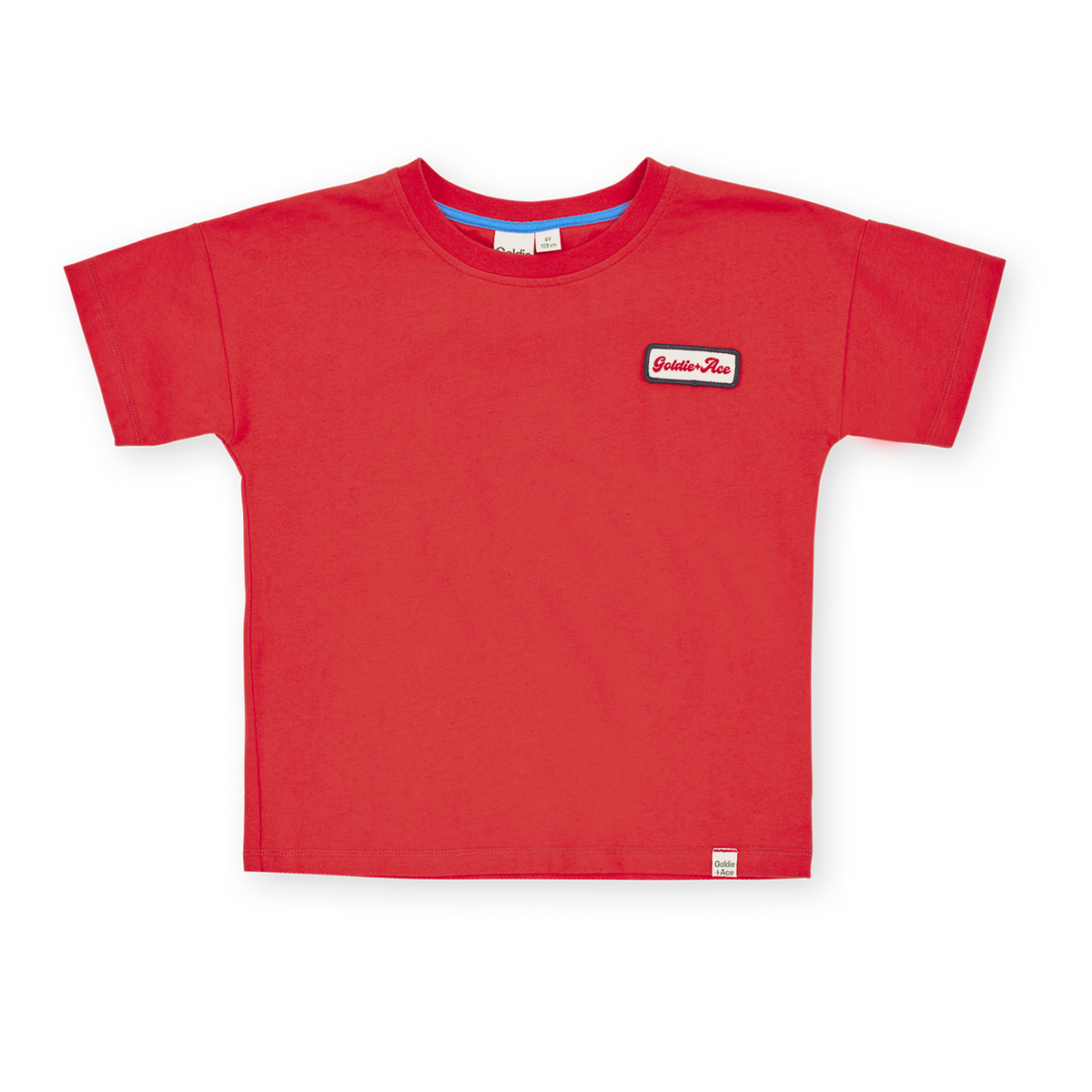 Contrast Stitch T-Shirt Rust