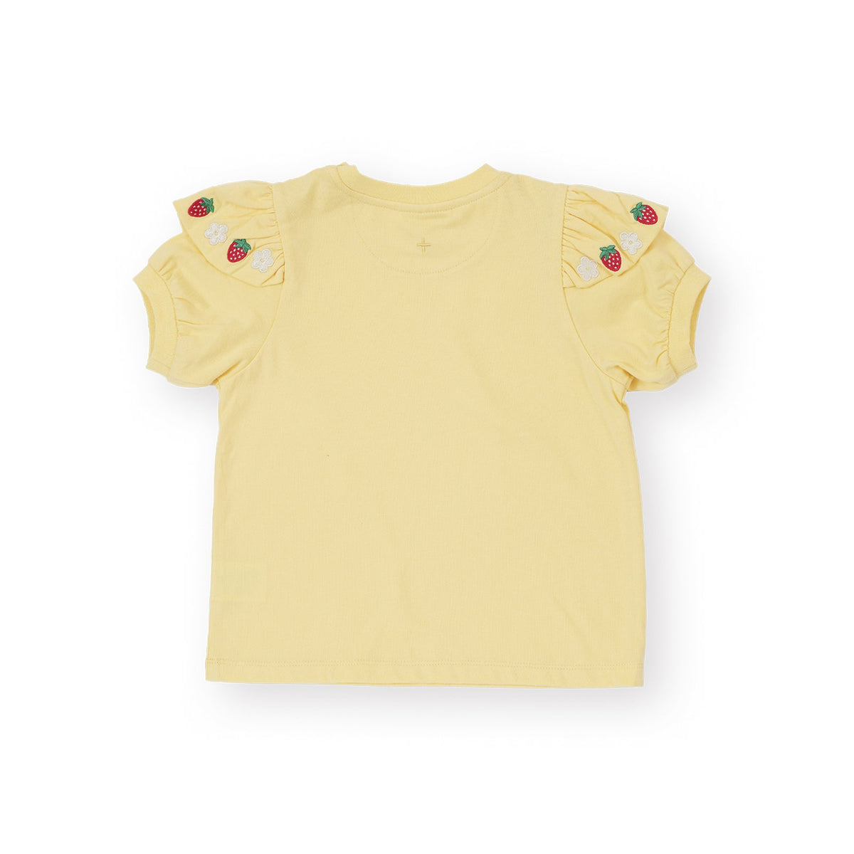 Flounce Shoulder Strawberry Top