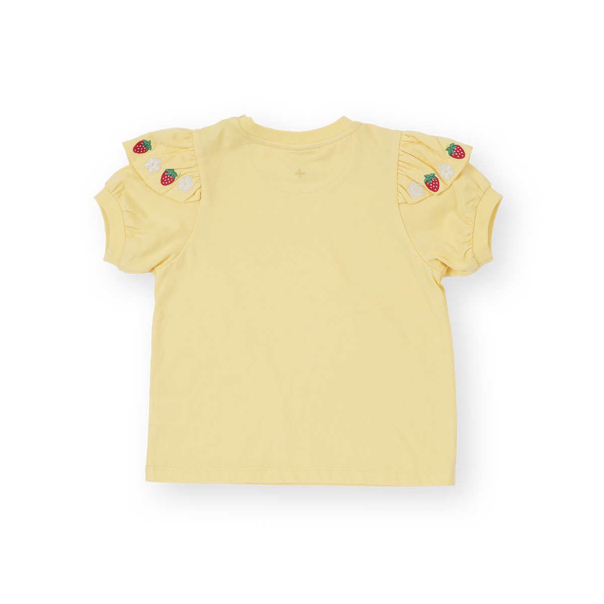 Flounce Shoulder Strawberry Top