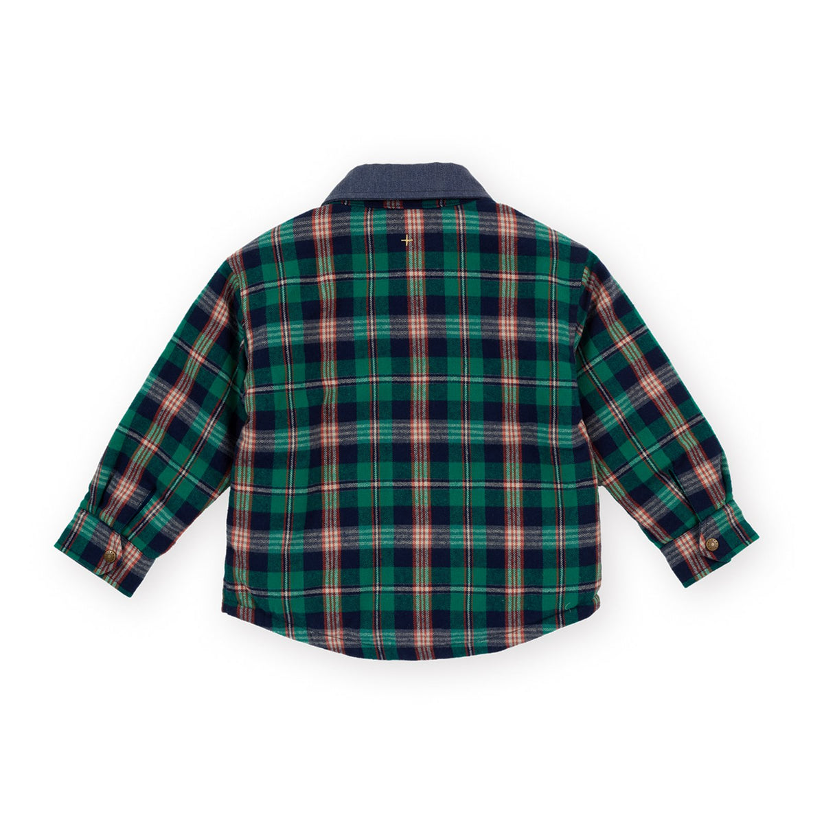 Goldie & Ace Check Padded Shacket, product flat lay 2